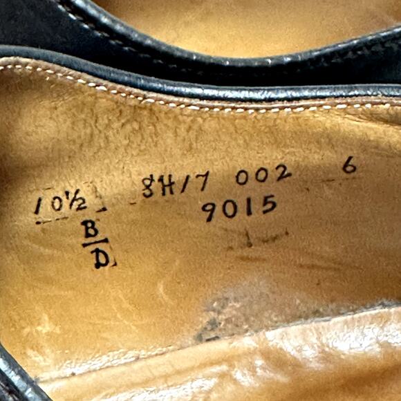 VERY GOOD Alden 9015 Dark Brown Color 8 Shell Cordovan Perforated Tip Bal 10.5 - Picture 12 of 14